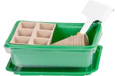 Strend Pro Garden 255599 Minipařeniště , sada pro sázení, 18dílná, 12 sazenic, 20x14,5x6 cm