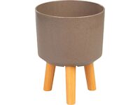 Strend Pro Garden 255625 Květináč , barva Kávový prášek, 20x20x26 cm