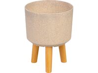 Strend Pro Garden 255626 Květináč , barva Bambusové vlákno, 20x20x26 cm
