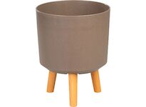 Strend Pro Garden 255628 Květináč , barva Kávový prášek, 24,5x24,5x31 cm