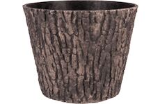 Strend Pro Garden 256808 Sázecí květináč Woodeff, 37,5x30 cm, ořech, efekt dřeva