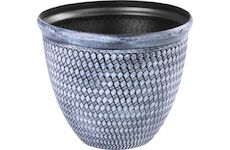 Strend Pro Garden 256964 Květináč Marble, 37x30 cm, modrý