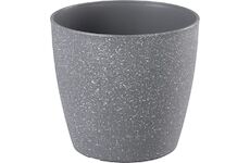 Strend Pro Garden 256971 Květináč Stone, 23x20,5 cm, šedý, efekt kamene