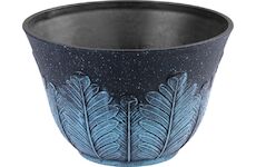 Strend Pro Garden 256989 Květináč Flower, 30x19 cm, šedo-modrý