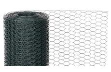 Strend Pro Garden 431008 Pletivo GARDEN HEX PVC 1000/16/0,9 mm, zelené, RAL 6005, šesťhranné, chovateľské, bal. 25 m