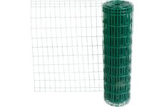 Strend Pro Garden 431214 Síť EUROPLAST 2, 1000/100x50/2,20 mm, zelená, RAL 6005,, Zn+PVC, plot, balení. 25 m