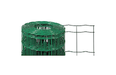 Strend Pro Garden 431215 Síť EUROPLAST 2, 1250/100x50/2,20 mm, zelená, RAL 6005, Zn+PVC, plot, balení. 25 m