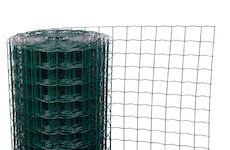 Strend Pro Garden 431291 Síť EUROPLAST 3, 1000/50x50/2,20 mm, zelená, RAL 6005, Zn+PVC, plot, balení. 25 m