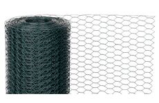 Strend Pro Garden 431415 Pletivo GARDEN HEX PVC 1000/16/0,9 mm, zelené, RAL 6005, šesťhranné, chovateľské, bal. 5 m