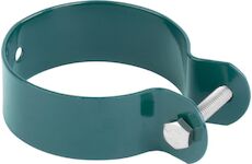 Strend Pro Garden 432136 Svorka , METALTEC FA005, 60 mm, zelená, pro kulatý sloupek, RAL6005