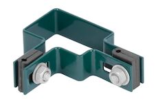 Strend Pro Garden 432219 EUROSTANDARD, 60x40 mm, rohový, zelený, Zn+PVC, RAL6005, pro čtvercový sloupek