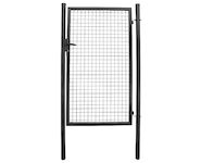 Strend Pro Garden 432263 Brána METALTEC ECO, 1000/1000/50x50 mm, hranatý rám, antracit, jednokřídlová, zahradní, ZN+PVC, RAL7016