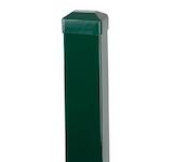 Strend Pro Garden 432275 Sloupek EUROSTANDARD, 1700/60x40/1,25 mm, zelený, hranatý, čepička, Zn+PVC, RAL6005