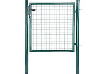 Strend Pro Garden 432332 Brána METALTEC ECO 2, 1000/1200/50x50 mm, kulatý rám, zelená, jednokřídlová, zahradní, Z
