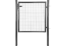 Strend Pro Garden 432336 Brána METALTEC ECO 2, 1000/1000/50x50 mm, kulatý rám, antracit, jednokřídlová, zahradní,