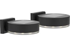 Strend Pro Garden 8090830 Nástěnné/plotové svítidlo , SMD LED, solární, balení. 2 ks, 14x12x5,5 cm