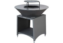 Strend Pro Grill 2211866 Gril Fiesta, provedení antracit, ocel, průměr 100 cm, s ohništěm