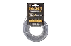 Struna žací (s výstuhou) (2.7mm) (15) čtverec PROCRAFT KV/J-2.7/15 | KV/J-2.7/15