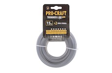Struna žací (s výstuhou) (3mm) (15) čtverec PROCRAFT | KV/J-3/15
