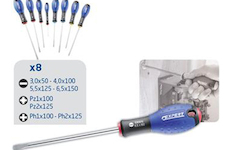 Tona Expert E160907 8dílná sada šroubováků plochý/Ph/Pz