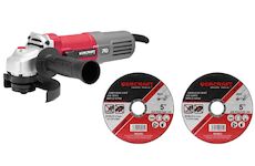 Worcraft 113112 Bruska AG08-125P, 710W, 125mm, M14, úhlová, PROMO + 2 kotouče