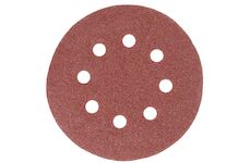 Worcraft 2430024 Výsek CRS-S20Li do excentrické brusky, 125 mm, P60, papír, brusný, bal. 5 ks