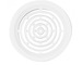 Haco Větrací mřížka kruhová 50 bílá (balení 4ks) 0413